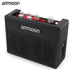 ammoon POCKAMP 기타 효과 통합 스피커 미국 규제 100-240V, 미국 플러그, 1개