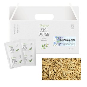 국산 볶은 맥문동 건강즙 진액 엑기스 100ml 30포