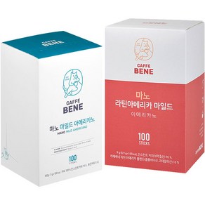 카페베네 마노 아메리카노 마일드 100T+라틴 아메리카 100T