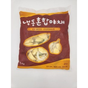 냉동 혼합야채 3종 - 된장찌개용(감자 애호박 양파) 1KG, 1개