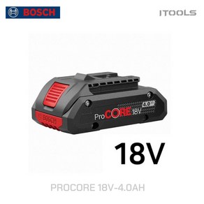 보쉬 ProCORE 18V 4.0Ah 배터리 리튬 이온 슬림 프로코어 밧데리 고출력 정품 컴팩트