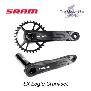 SRAM SX 이글 12 단 DUB 크랭크셋 DIY 체인링 MTB 자전거 자전거 부품 크랭크셋 FC 체인휠 32T 34T 36T 170mm 3mm 6mm, 1)34T 170mm 6mm, 1개