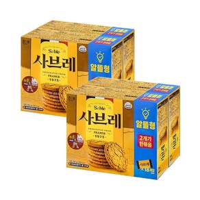 해태 사브레 2번들 (252g 2개가 한묶음), 504g, 2개