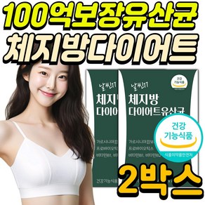 헬씨은 체지방컷 bn17 유산균 다이어트 식약청인증 비에날17 비에날씬, 2개, 60정