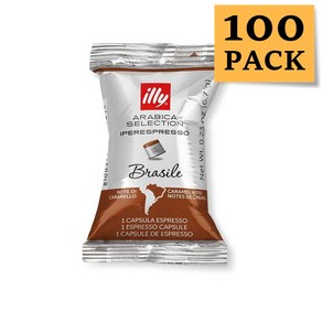 illy Kaffee 일리커피 커피 캡슐 아라비카 셀렉션 브라질 100개입