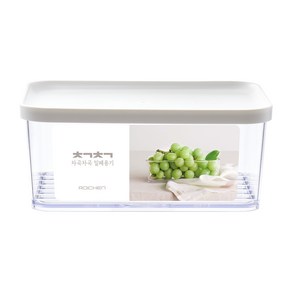 로이첸 BPA프리 차곡차곡 파스텔 밀폐용기, 우유, 1500ml, 1개