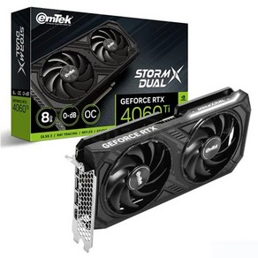 이엠텍 지포스 RTX 4060 Ti STORM X Dual OC D6 8GB