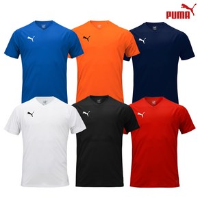 푸마(PUMA) 리가 코어 저지 트레이닝 반팔 티셔츠 남여공용 헬스 러닝 운동복 상의