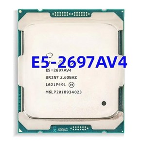 E52697AV4 CPU LGA203 프로세서 E5 2697AV4 Xeon 지지대 X99 마더보드 2.60GHz 6 코어 40MB 45W 4nm, 0 CPU, 1개