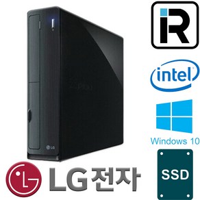 LG 중고 컴퓨터 사무용 슬림 데스크탑 PC 본체 I5 3470 8G SSD240G 윈10