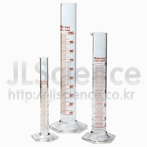 (JLS) 유리 메스실린더 10ml ~ 300ml (매스실린더 Messcylinde Measuing cylinde), 100mL