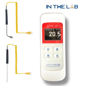 인더랩 k타입 온도계 국산 K-LAB USB 충전 출력 실시간 테이터수신, K타입 온도계(센서미포함), 1개