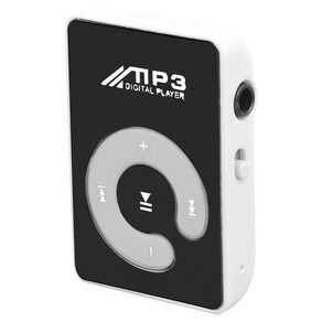 미니 미러 클립 USB 디지털 MP3 음악 플레이어 지원 8GB SD TF 카드 지원