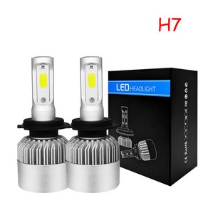 LED 전조등 헤드라이트 H7타입 8000K 자동차 전조등 (좌우 1세트), H7, 1개