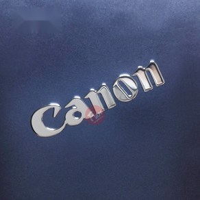 캐논 메탈 로고 스티커 Canon 엠블럼 패치 LOGO, 2.3x0.5cm