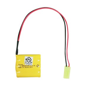 포레소 소방용배터리 예비전원 DC 4.8V 1X4 300mAh 4AAA 수신기 비상구 유도등, 1개, 1개입