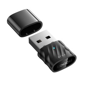 Toocki 투키 블루투스 5.4 USB 동글 어댑터, 블랙