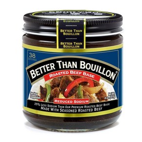 Bette Than Bouillon 리듀스 나트륨 비프 베이스 227 g, 227g, 1개