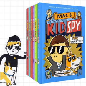 국내 당일발송 Mac B. Kid Spy 키드 스파이 세트 영어원서 음원제공-스콜, 키드 스파이 6권 세트