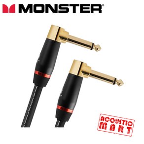 몬스터 베이스 이펙터 케이블 Monste - Bass Cable 0.2m / 8in (MBASS2-0.75DAWW), 1개