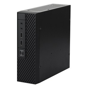 ITX 컴퓨터 케이스 M06 미니 데스크탑 케이스 HTPC 케이스 산업용 제어 케이스, 하나, 검정, 1개