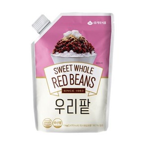 기타 [화과방] 우리팥 1kg / 파우치 국산팥 팥빙수재료 빙수