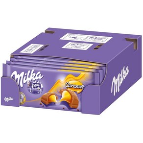 (5팩)Milka Caamel 밀카 영국산 카라멜 오리지널 초콜릿 100g, 1개