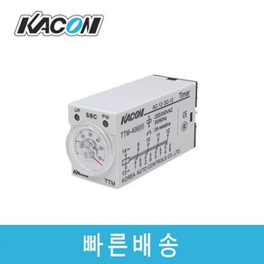 카콘 TTM-4010S 10Sec AC220V DC24V 아날로그 타이머, DC12V