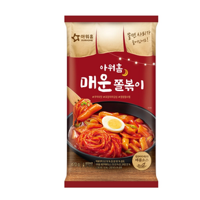 아워홈 매운 쫄볶이, 6개, 470g