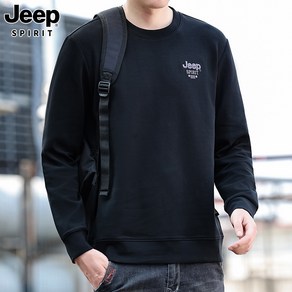 JEEP SPIRIT 지프 스피릿 맨투맨 남자 가을 겨울 새로운 라운드 넥 긴팔티 스웨터 캐주얼 패션 디자인 긴팔 느슨한 원단 긴소매 남성 맨투맨 0022