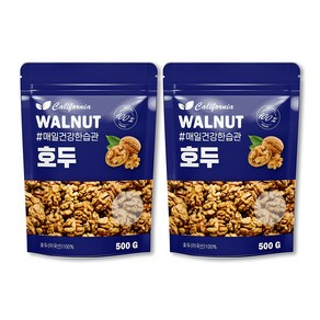 그린마켓 호두 500g+500g (1kg), 2개