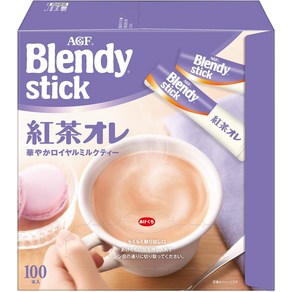 AGF Blendy 블랜디 스틱 로얄 밀크티 100개, 1개