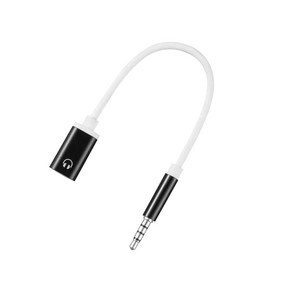 수-C 타입 암 헤드폰 Aux 케이블 변환기 C 타입-플랫 라운드 헤드 어댑터 3.5mm 1 개, [01] Black, 1개