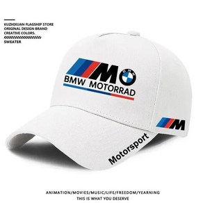 bmw 호환 M POWER X3 X5 X6 E90 E70 F30 용 자수 야구 모자 야외 여름 스포츠 남녀공용 자동차 액세서리, [01] WHITE, 1개