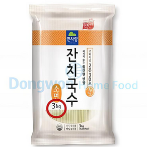 면사랑 잔치국수 소면 3kg, 1개