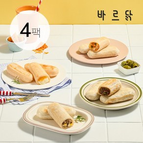 [바르닭] 고고단 현미 떡마리 4팩 4종 택 1, 치즈불고기 4팩, 4개