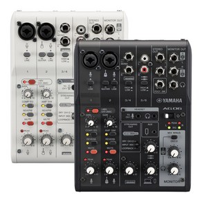 야마하 라이브 스트리밍 믹서형 오디오인터페이스 화이트, AG06 MK2(WHITE)