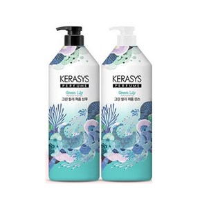 애경 케라시스 퍼퓸 그린릴리 1000ml 샴푸+린스, 1개, 1L