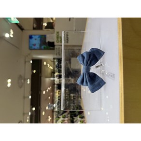 [크록스] 정품 지비츠 데님 리본 지비츠 10013833, 1개