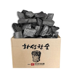 화성 프리미엄 참숯 10kg 화로 숯 연료 구이용숯 캠핑숯 바베큐숯, 1개