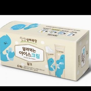 얼려먹는아이스크림 밀크 상하목장 510G(85Gx6), 510ml