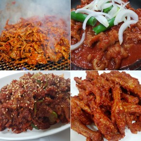 무뼈 뼈없는 매운맛 안매운 맛 닭발 국물닭발, 4.통닭발(덜매운맛), 1개, 250g