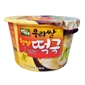 백제 햅쌀 떡국컵, 136g, 16개