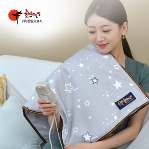 한일의료기 정품 4계절용 전기찜질기 원적외선 국산 황토볼 찜질패드 온열찜질기 디자인 6종선택