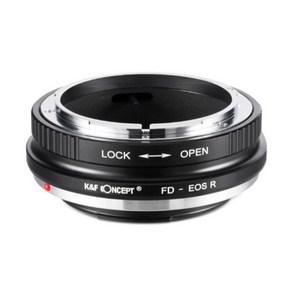 K&F Concept FD-EOS R _ Canon MF Lens - Canon EOS R Body 변환어뎁터, 1개