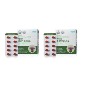 애터미 밀크씨슬 간 MILKTHISTLE 간에 좋은 밀크시스 간건강 아토미 약4개월분, 120정, 2개