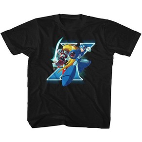 ROCKPANDA Mega Man X And Zeo Youth 반팔티