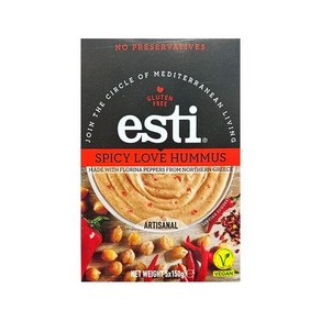 코스트코 ESTI 스파이시 러브 후무스 150Gx5 냉장, 5개, 150g