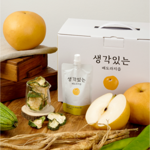 생각있는 배도라지즙 (1박스 100ml 30포) 수세미즙 임산부 어린이 작두콩, 1박스, 3000ml