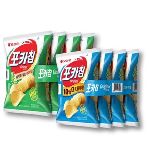 포카칩 오리지널 38g x 4p + 어니언 38g x 4p 세트